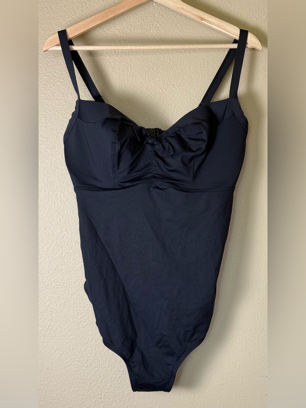 Cache Coeur Black Monaco Maternity Swimsuit One-Piece Size 36 E/F - Picture 2 of 9